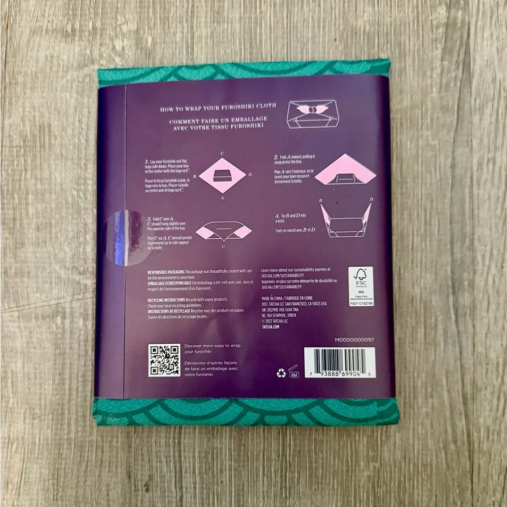 Tatcha Reusable Furoshiki Cloth Gift Wrap